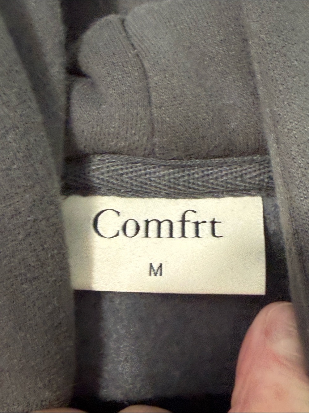 Comfrt Travel Essentials Hoodie - Charcoal Gray medium - Picture 3 of 11